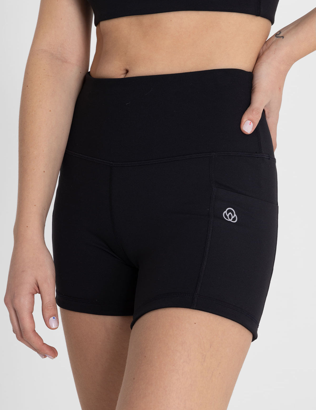 Short Para Mujer  Enia Negro Bsoul