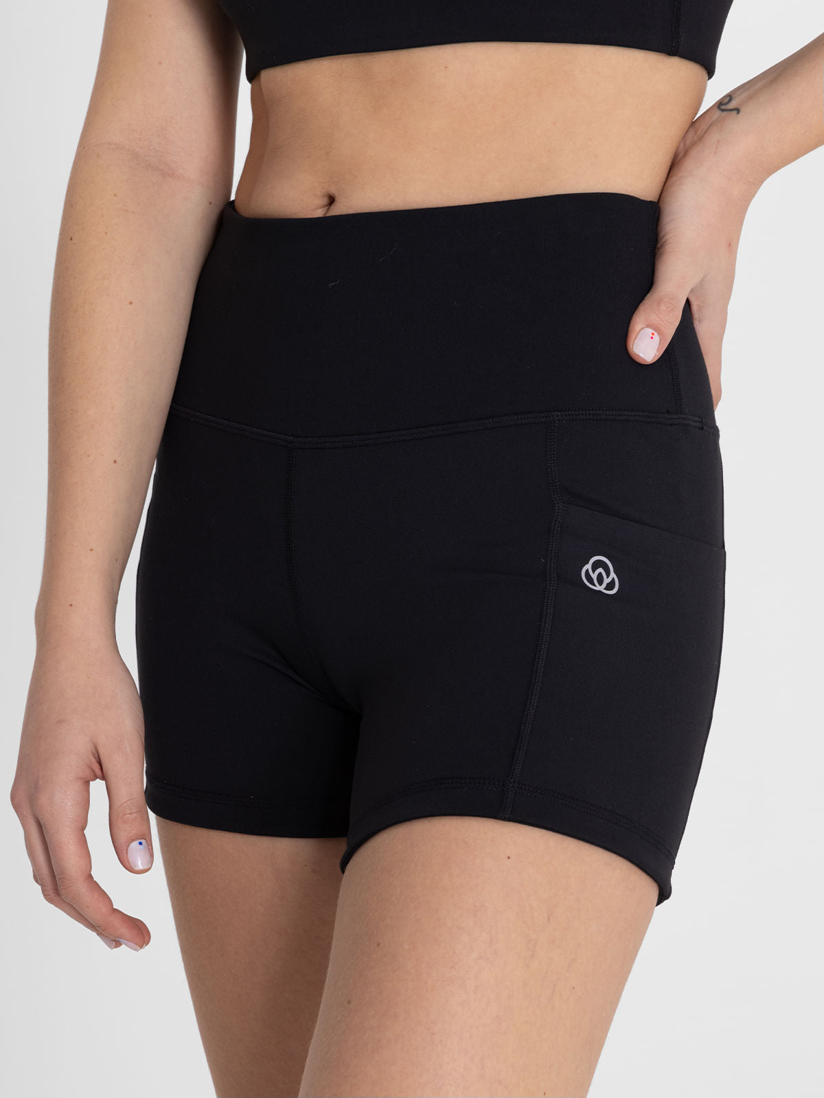 Short Para Mujer  Enia Negro Bsoul