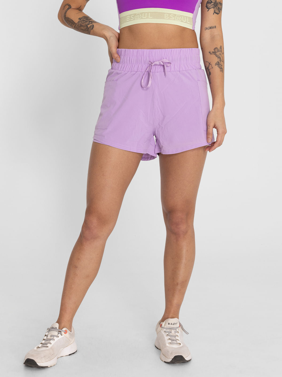 Short Para Mujer  Aura Morado Bsoul