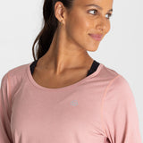 Polo Manga Larga Para Mujer  Tech Rosado Bsoul