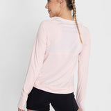 Polo Manga Larga Para Mujer  Tech Rosado Bsoul