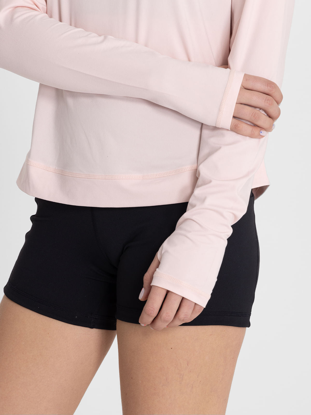 Polo Manga Larga Para Mujer  Tech Rosado Bsoul