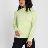 Hoodie Para Mujer  Half Zipper Verde Bsoul