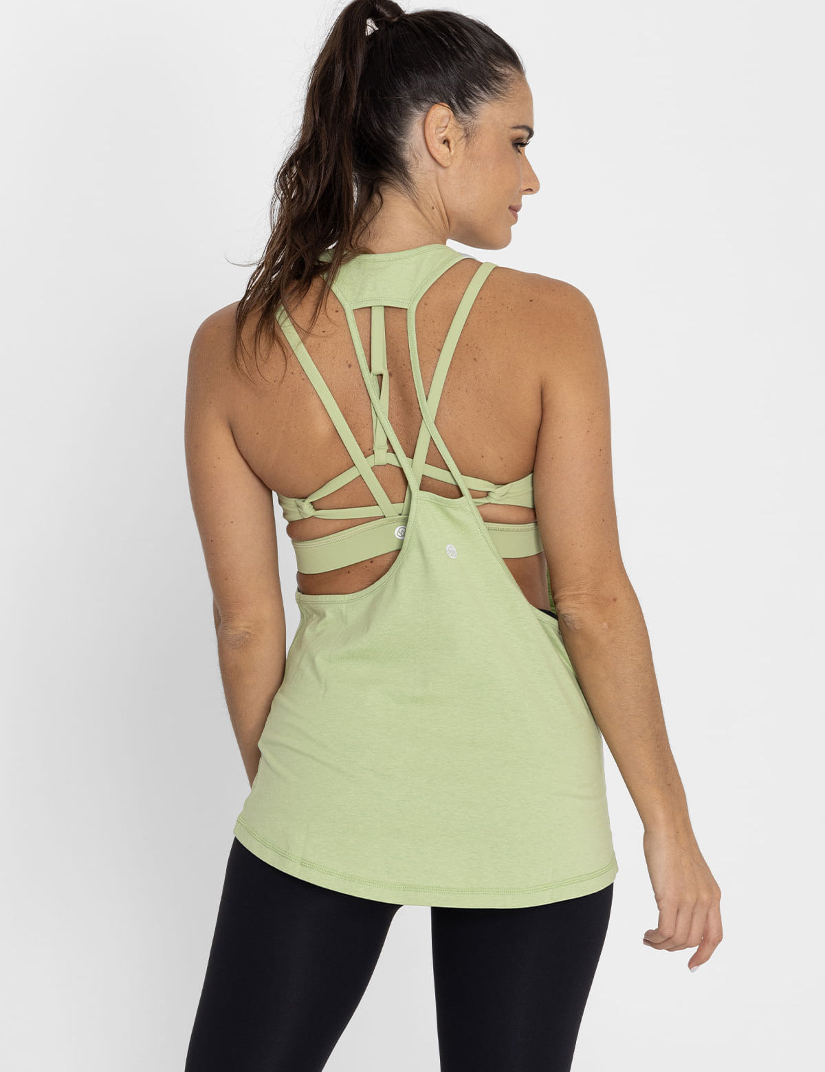 Polo Sin Mangas Para Mujer  Zoe Verde Claro Bsoul