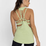 Polo Sin Mangas Para Mujer  Zoe Verde Claro Bsoul