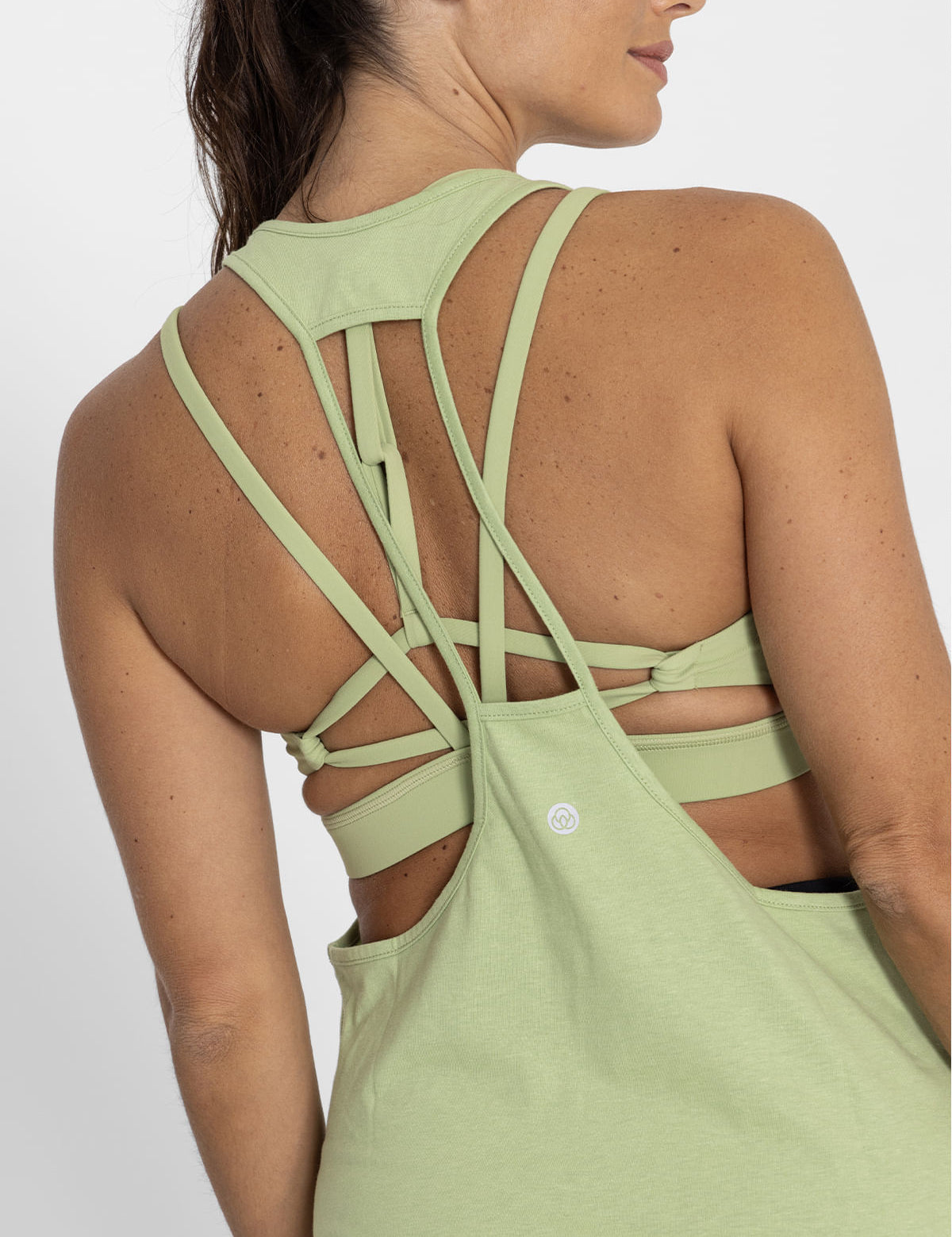 Polo Sin Mangas Para Mujer  Zoe Verde Claro Bsoul