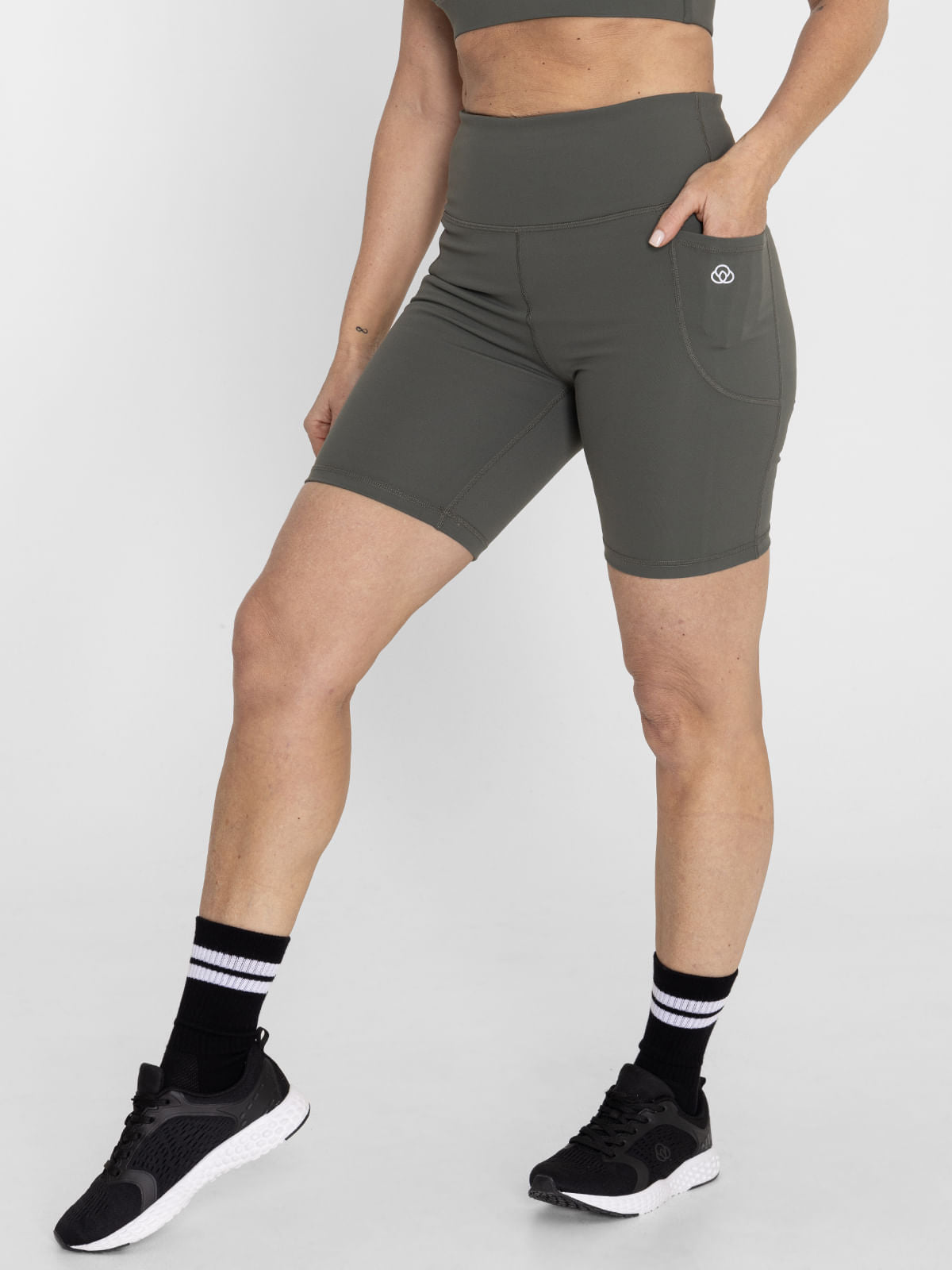 Biker Para Mujer  Vania Verde Oscuro Bsoul