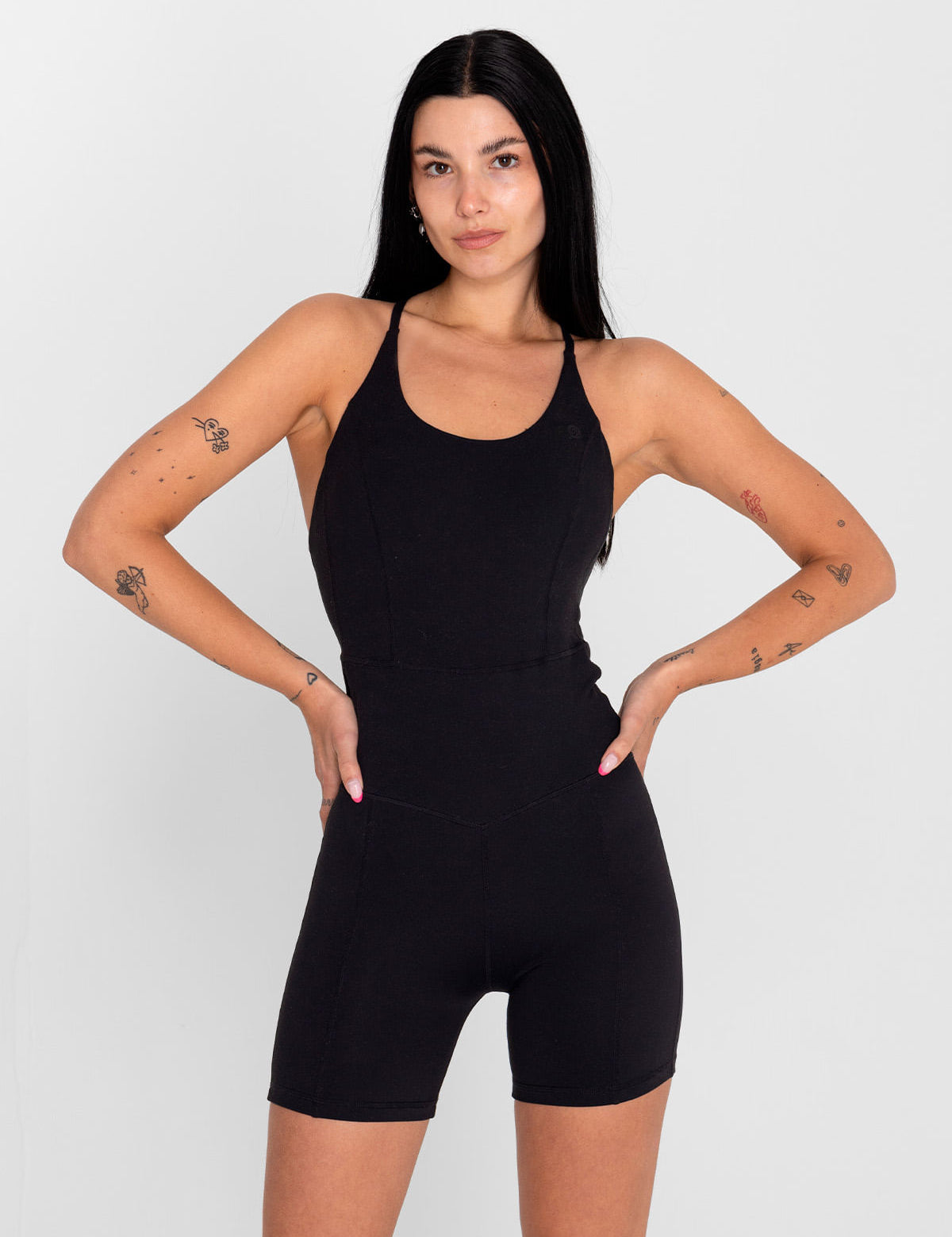 Enterizo Para Mujer  Saintmalē Negro Bsoul