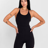 Enterizo Para Mujer  Saintmalē Negro Bsoul
