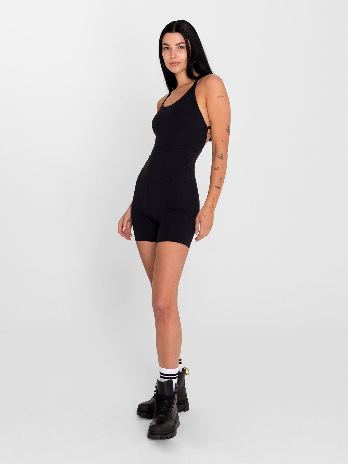 Enterizo Para Mujer  Saintmalē Negro Bsoul