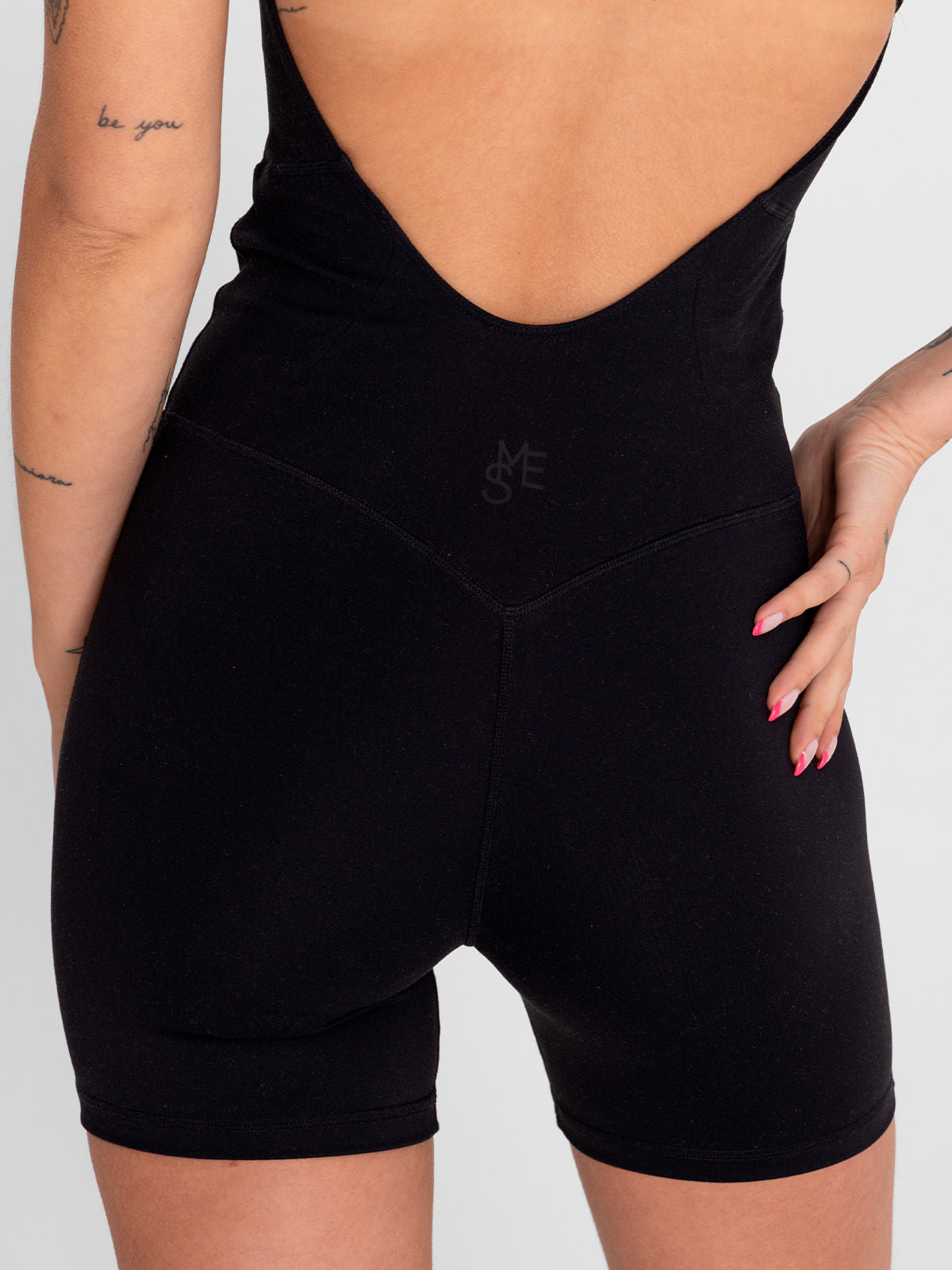 Enterizo Para Mujer  Saintmalē Negro Bsoul