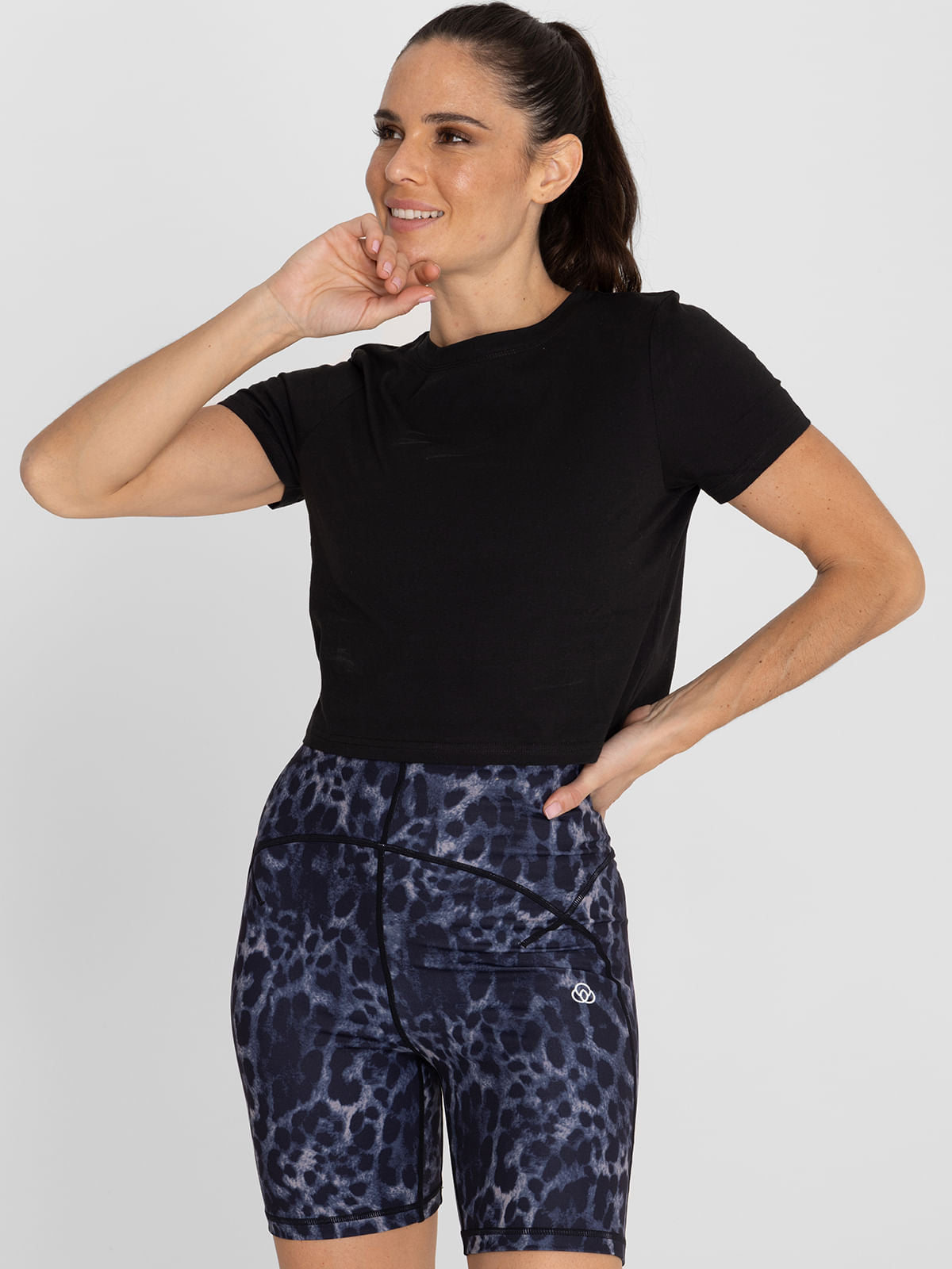 Polo Manga Corta Para Mujer  Maya Negro Bsoul