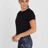 Polo Manga Corta Para Mujer  Maya Negro Bsoul