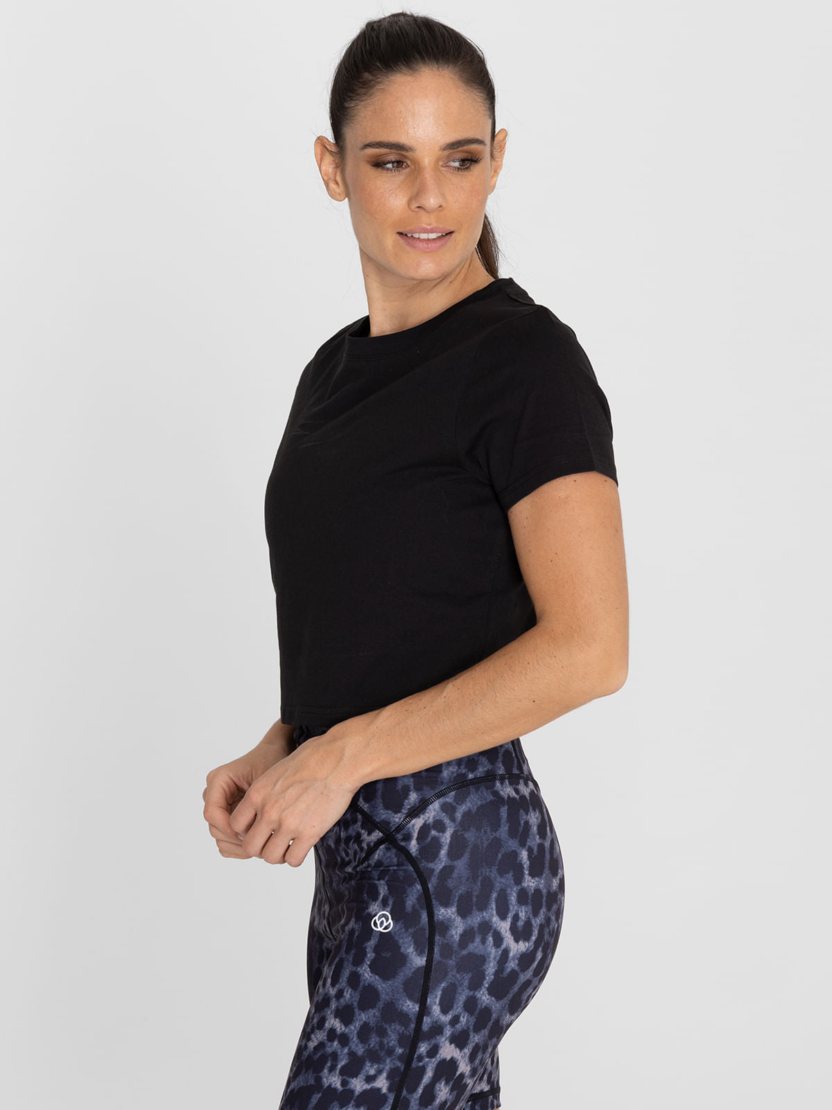 Polo Manga Corta Para Mujer  Maya Negro Bsoul