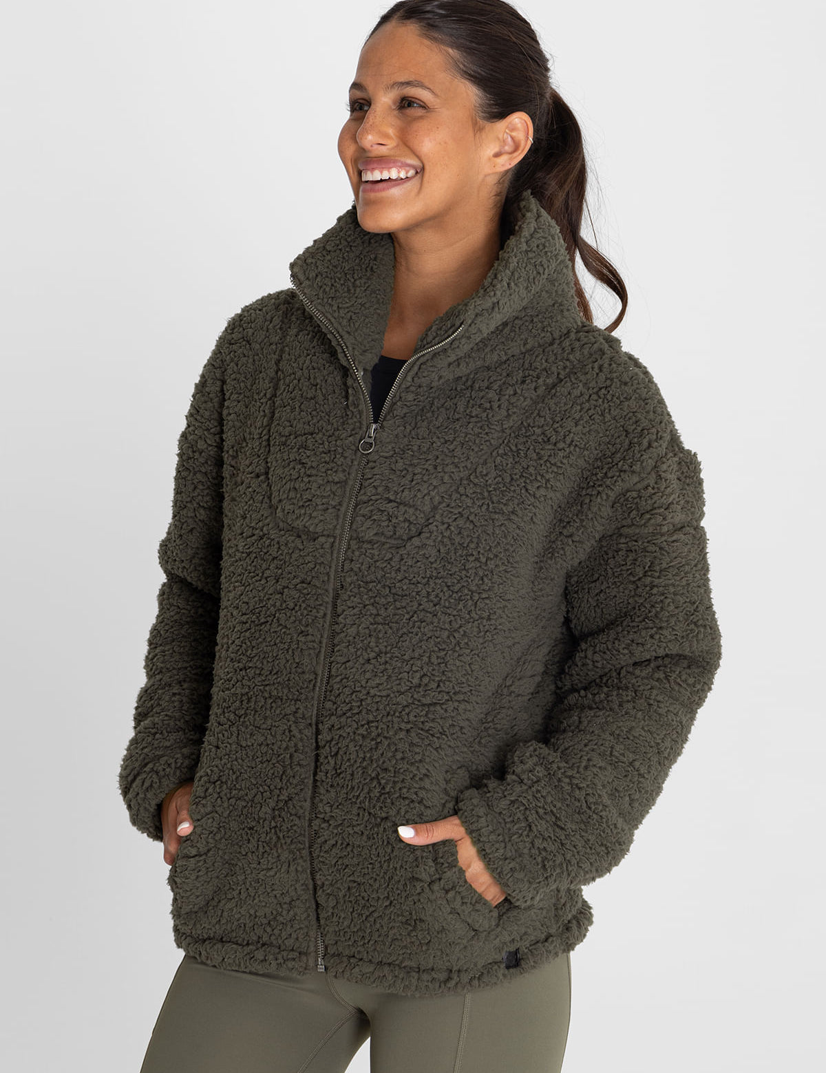 Polar Para Mujer  Shaggy Noa Verde Bsoul
