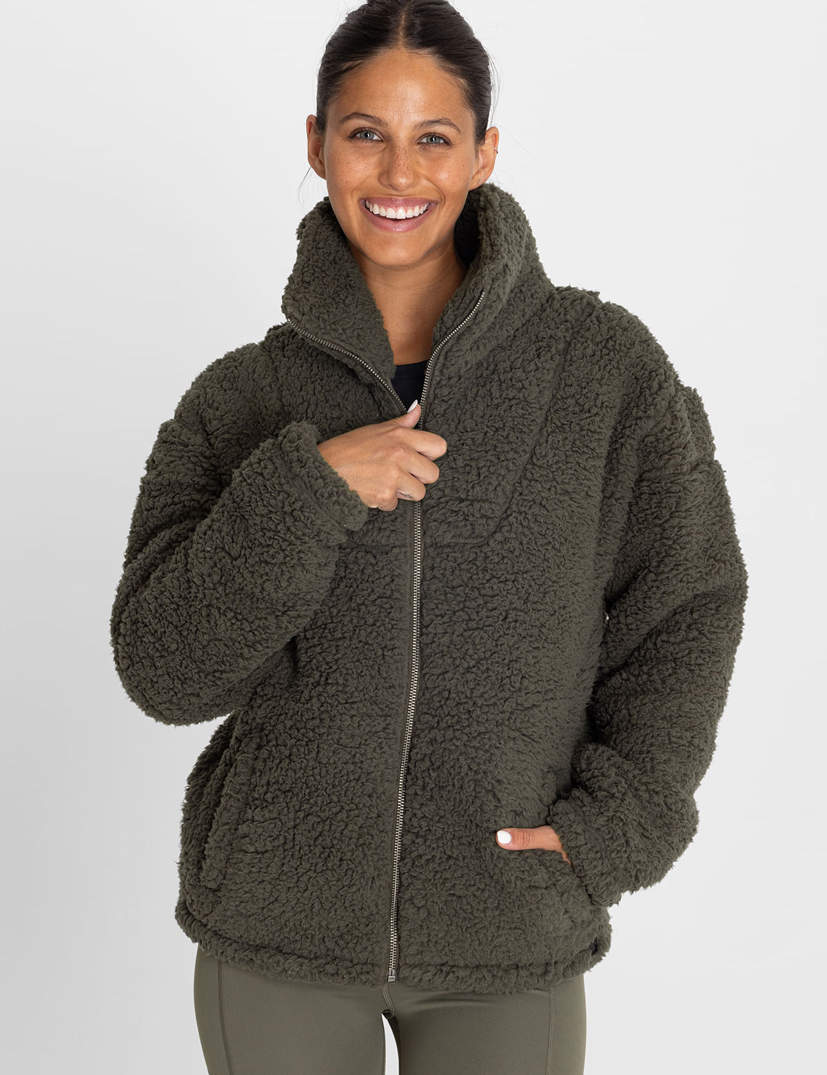 Polar Para Mujer  Shaggy Noa Verde Bsoul