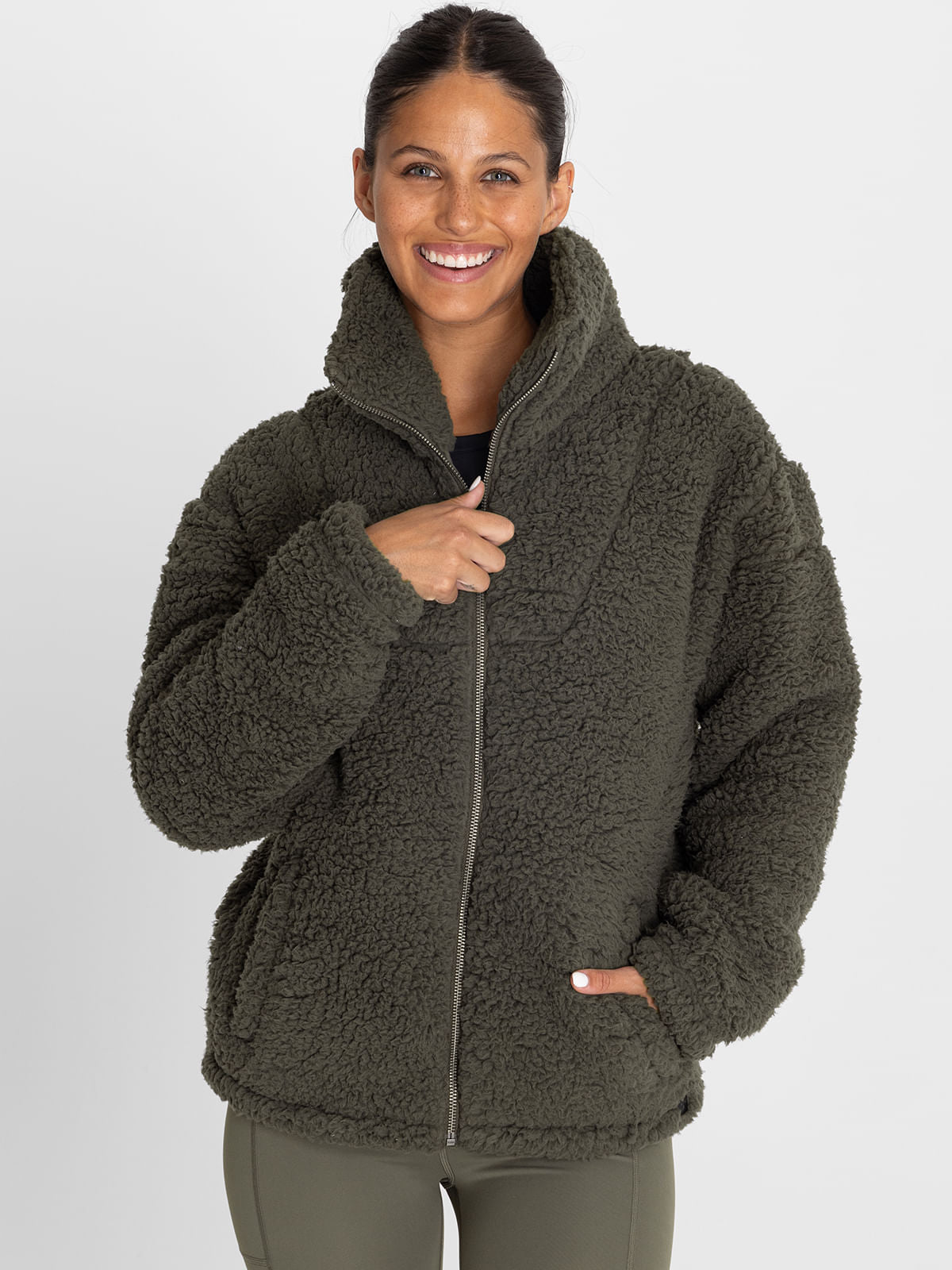 Polar Para Mujer  Shaggy Noa Verde Bsoul