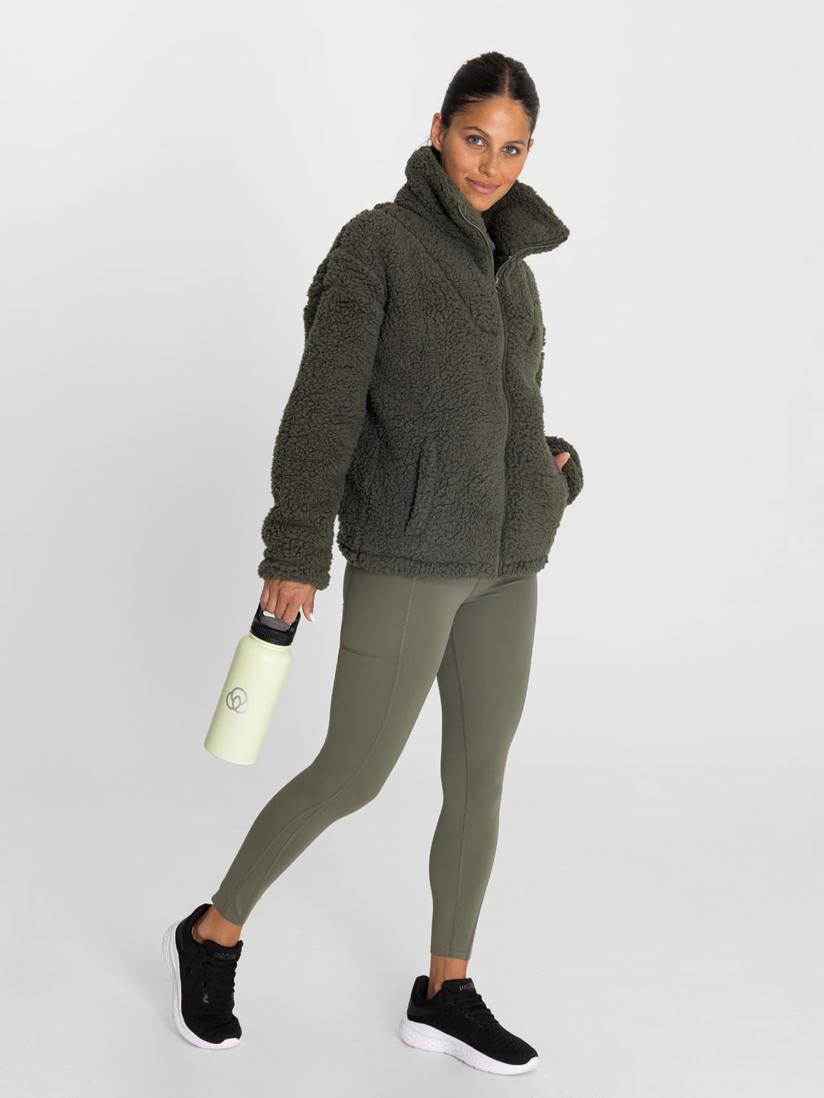 Polar Para Mujer  Shaggy Noa Verde Bsoul