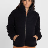Polar Para Mujer  Shaggy Noa Negro Bsoul