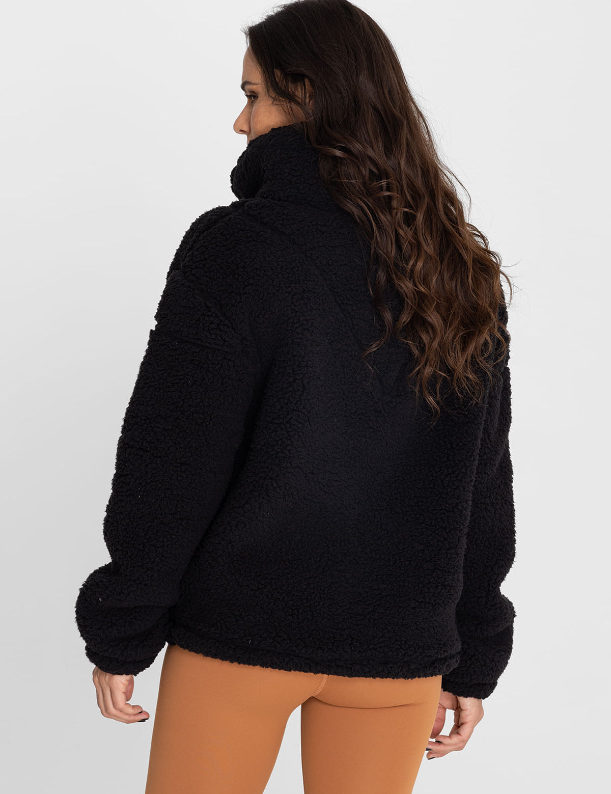 Polar Para Mujer  Shaggy Noa Negro Bsoul