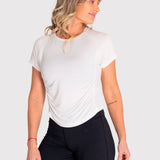 Polo Manga Corta Para Mujer Soft T-Shirt Blanco Bsoul