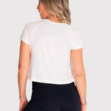 Polo Manga Corta Para Mujer Soft T-Shirt Blanco Bsoul