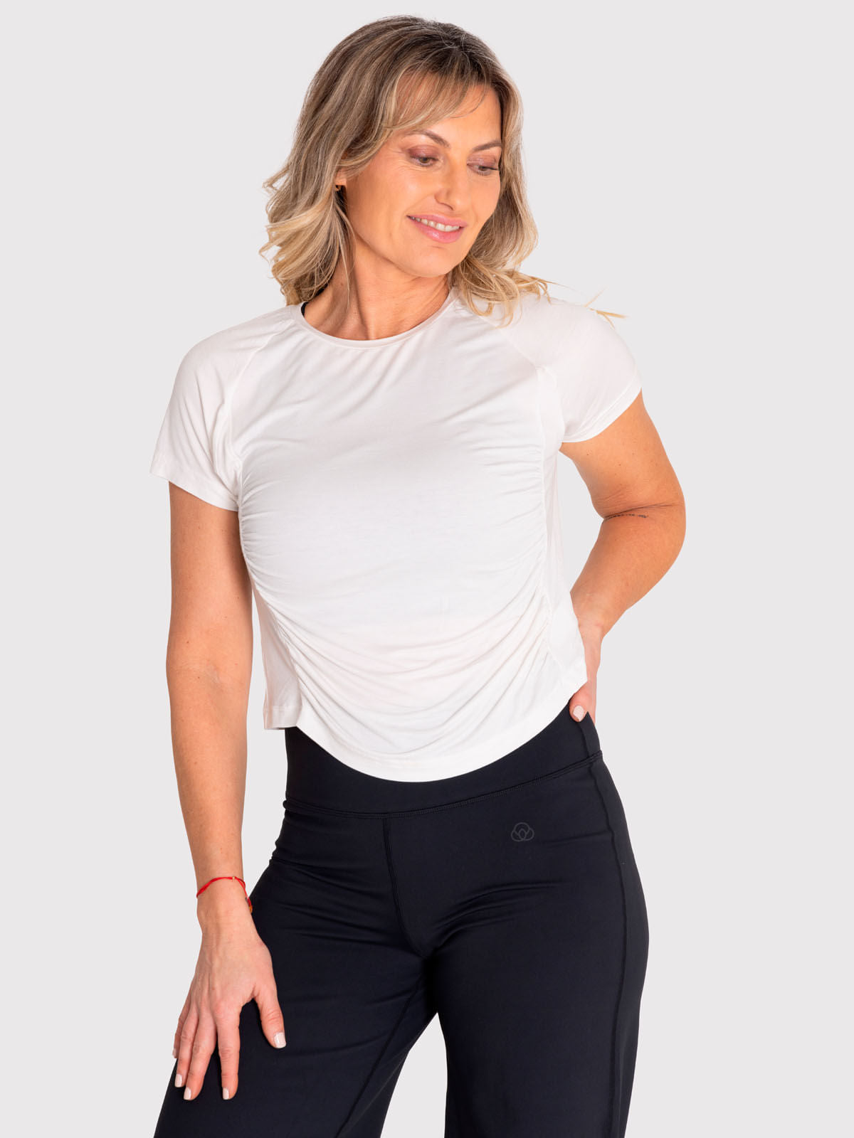 Polo Manga Corta Para Mujer Soft T-Shirt Blanco Bsoul