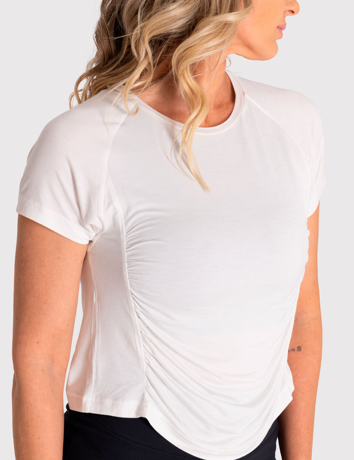 Polo Manga Corta Para Mujer Soft T-Shirt Blanco Bsoul