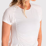 Polo Manga Corta Para Mujer Soft T-Shirt Blanco Bsoul