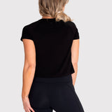 Polo Manga Corta Para Mujer  Blanca Negro Bsoul