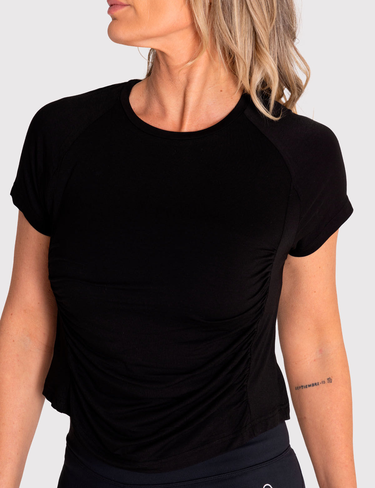 Polo Manga Corta Para Mujer  Blanca Negro Bsoul