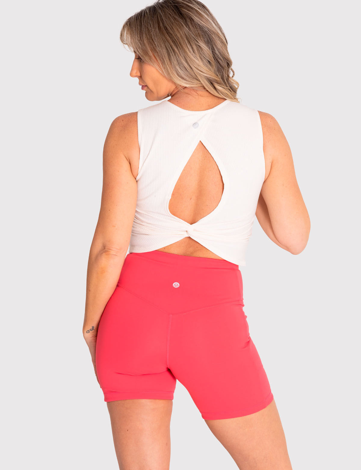 Polo Sin Mangas Para Mujer  Tank Rib Rosado Bsoul