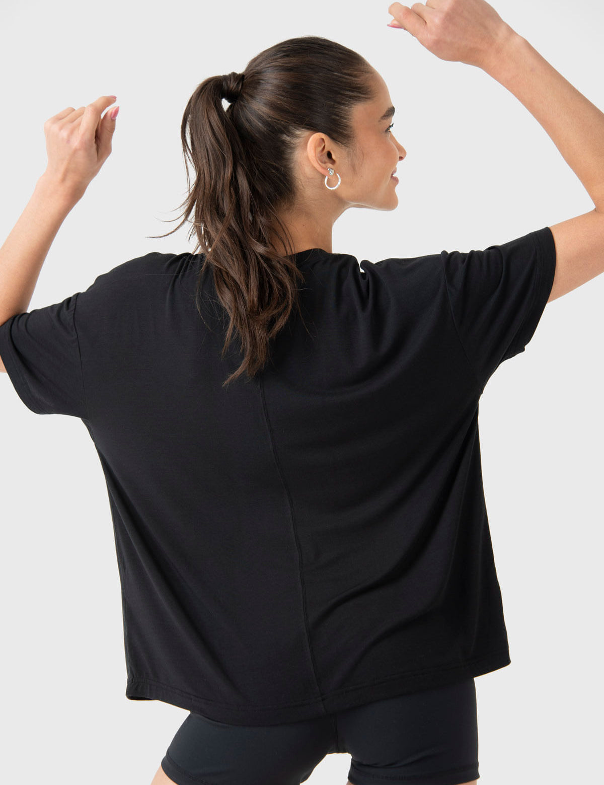 Polo Manga Corta Para Mujer Long T-Shirt Anto II Negro Bsoul