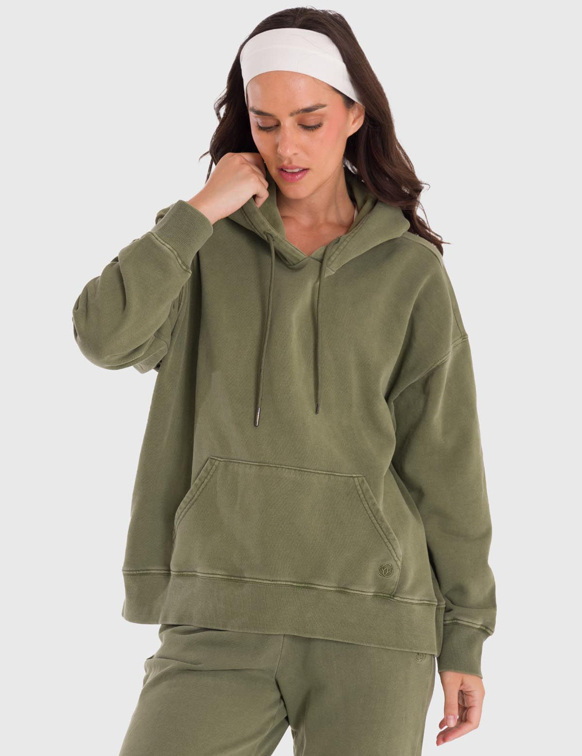 Hoodie Para Mujer Mich Verde Bsoul