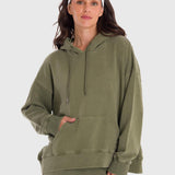 Hoodie Para Mujer Mich Verde Bsoul