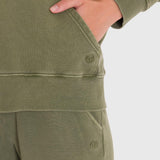 Hoodie Para Mujer Mich Verde Bsoul