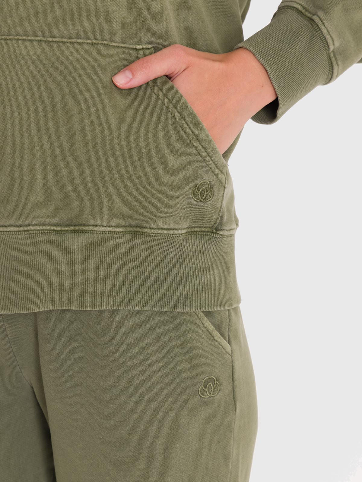 Hoodie Para Mujer Mich Verde Bsoul