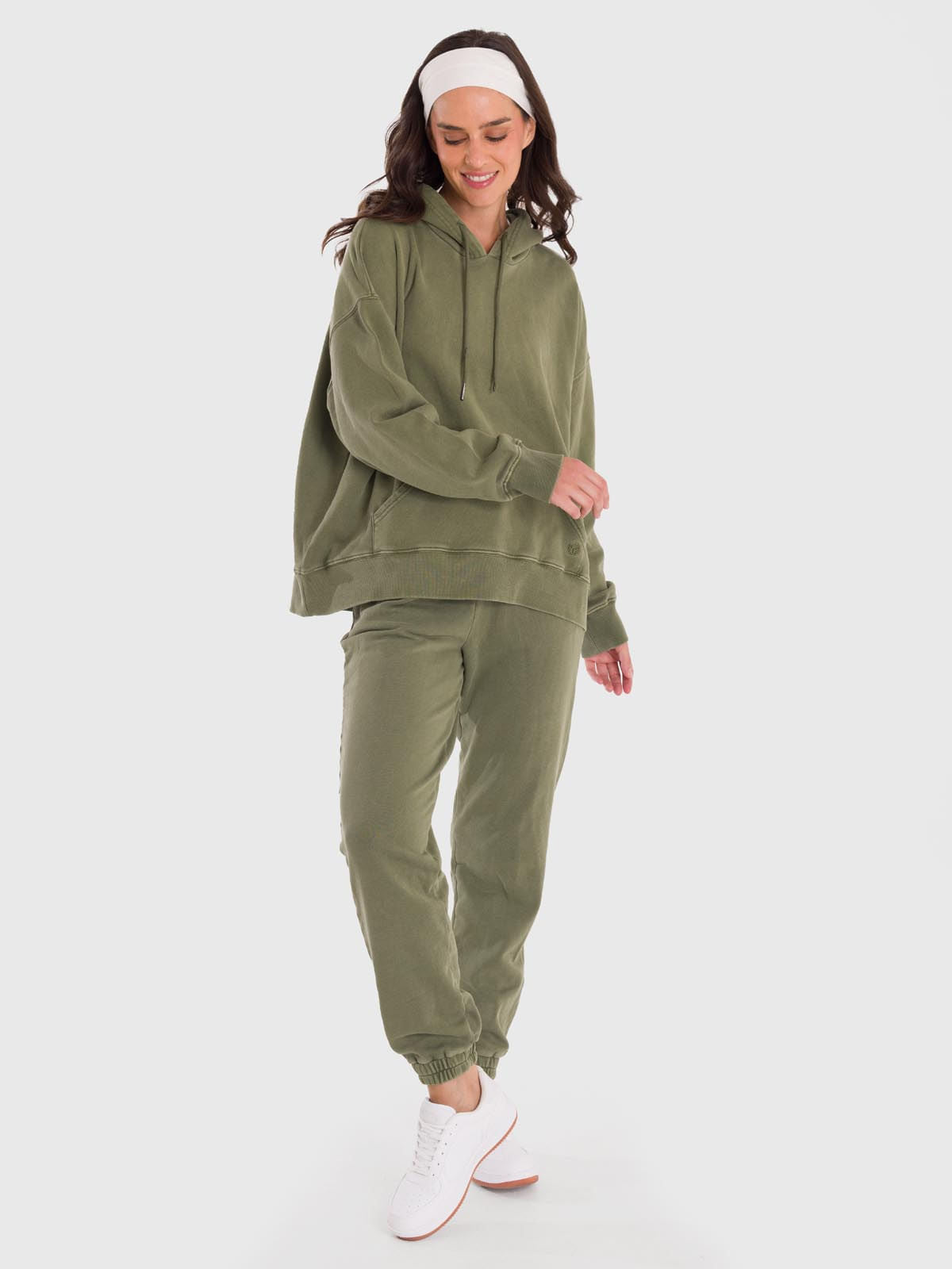 Hoodie Para Mujer Mich Verde Bsoul