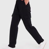 Pantalón Para Mujer Cargo Negro Bsoul