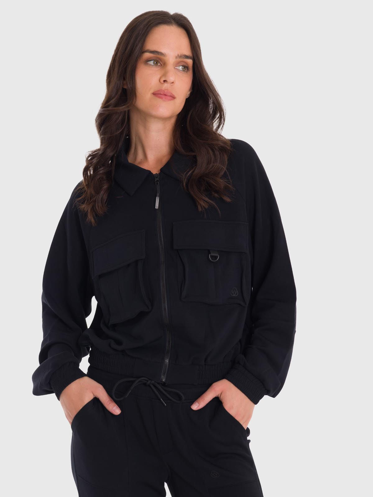Casaca Para Mujer Modal Negro Bsoul