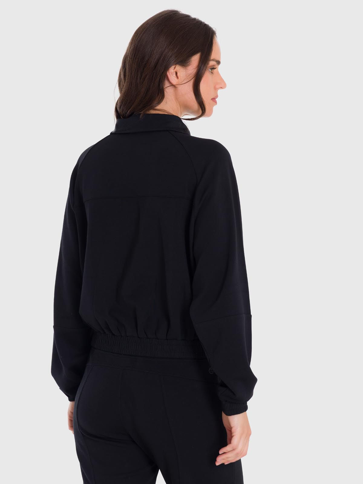 Casaca Para Mujer Modal Negro Bsoul