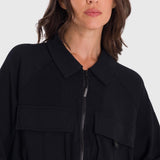 Casaca Para Mujer Modal Negro Bsoul
