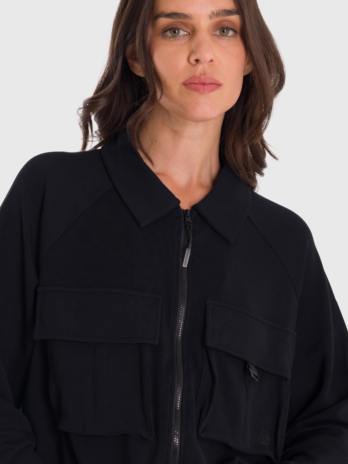 Casaca Para Mujer Modal Negro Bsoul