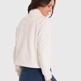 Polera Para Mujer Mid Zip Blanco Bsoul