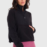 Polera Para Mujer Mid Zip Negro Bsoul