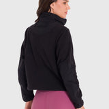 Polera Para Mujer Mid Zip Negro Bsoul