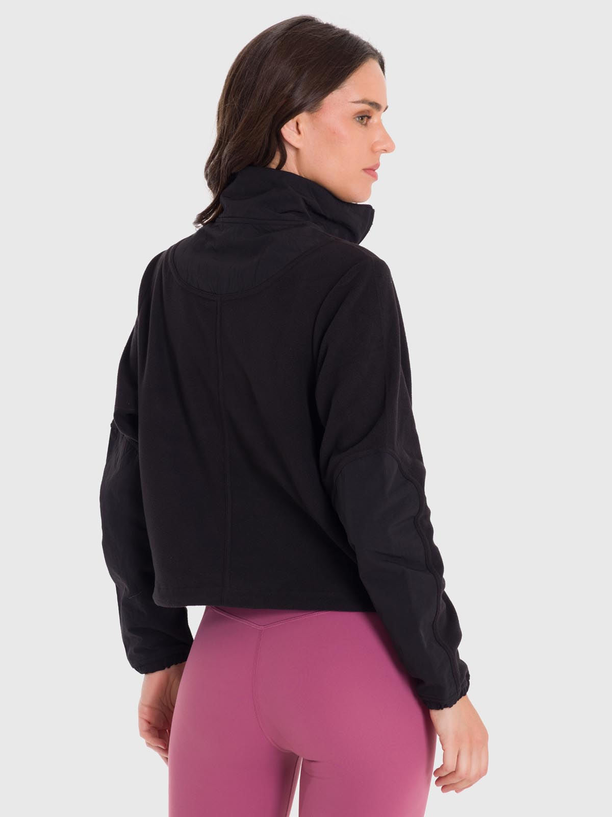 Polera Para Mujer Mid Zip Negro Bsoul