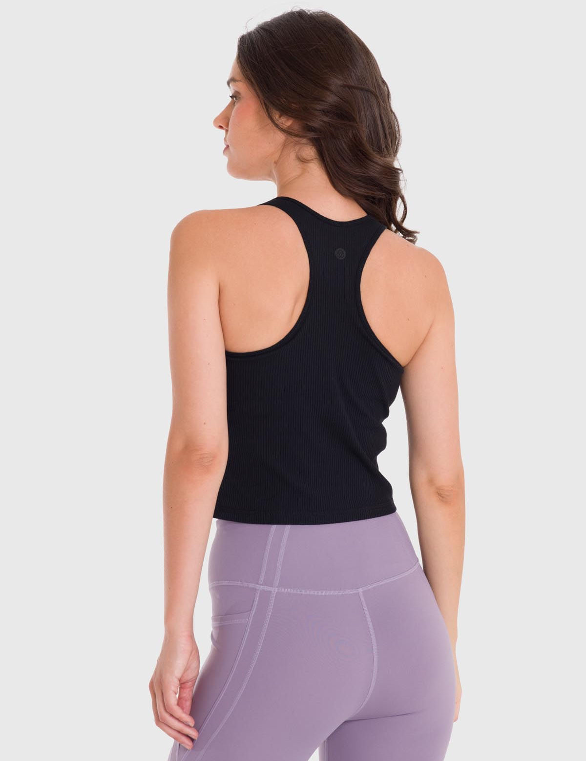 Polo Sin Mangas Para Mujer Crop Bra Negro Bsoul