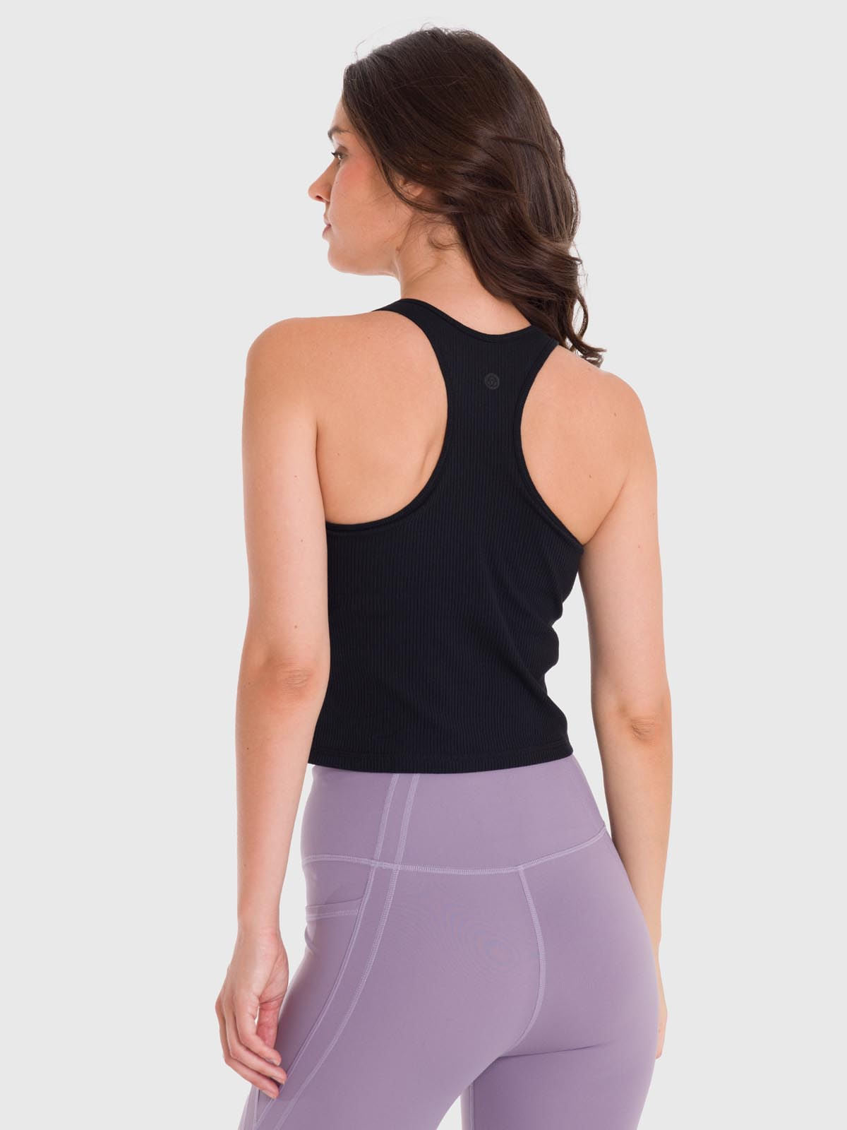Polo Sin Mangas Para Mujer Crop Bra Negro Bsoul