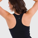 Polo Sin Mangas Para Mujer Crop Bra Negro Bsoul